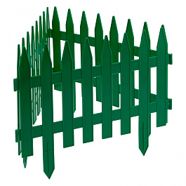 Забор "Рейка" (пластик) зеленый, Palisad