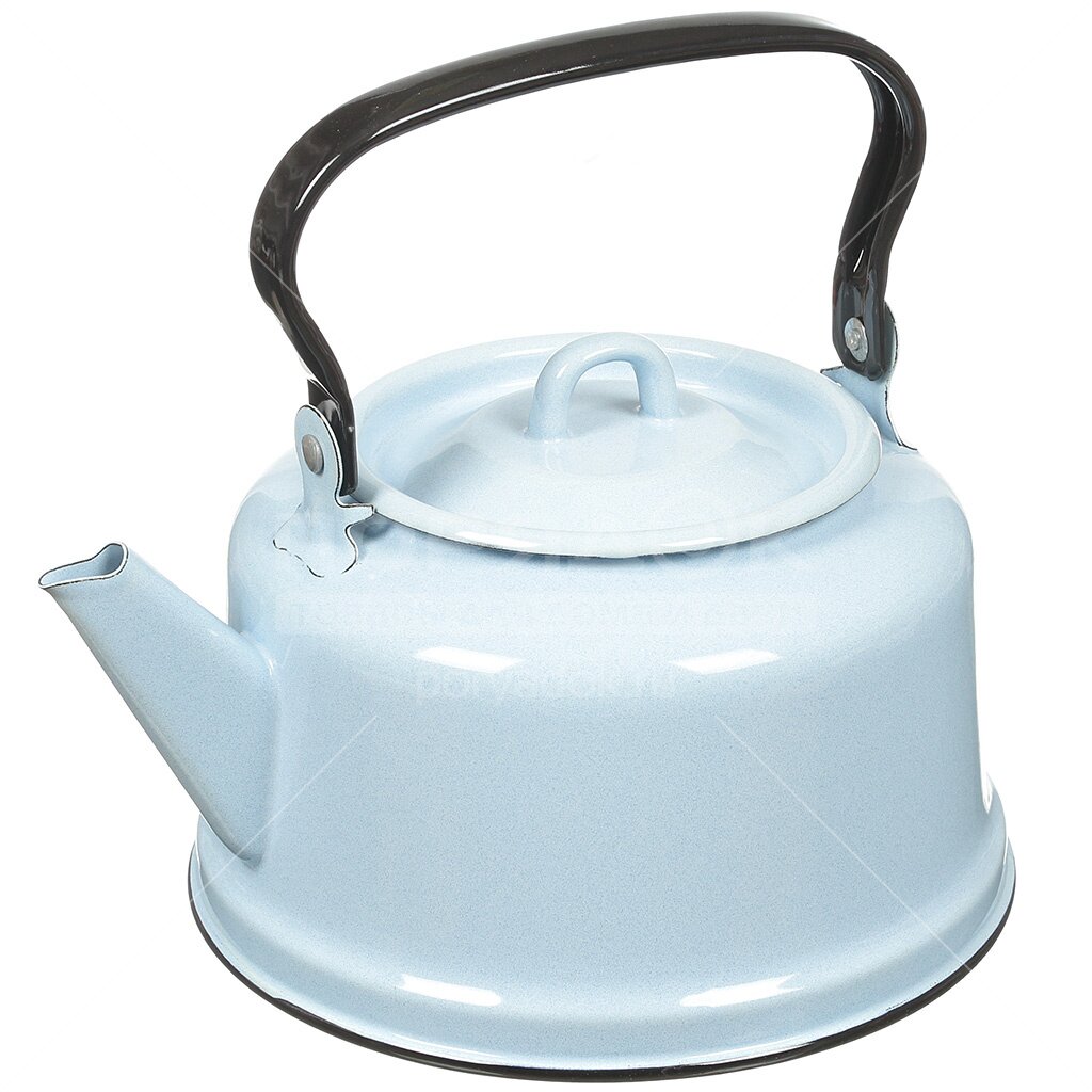 Чайник эм. 3,5л Сибирские товары светлый, закат.дно