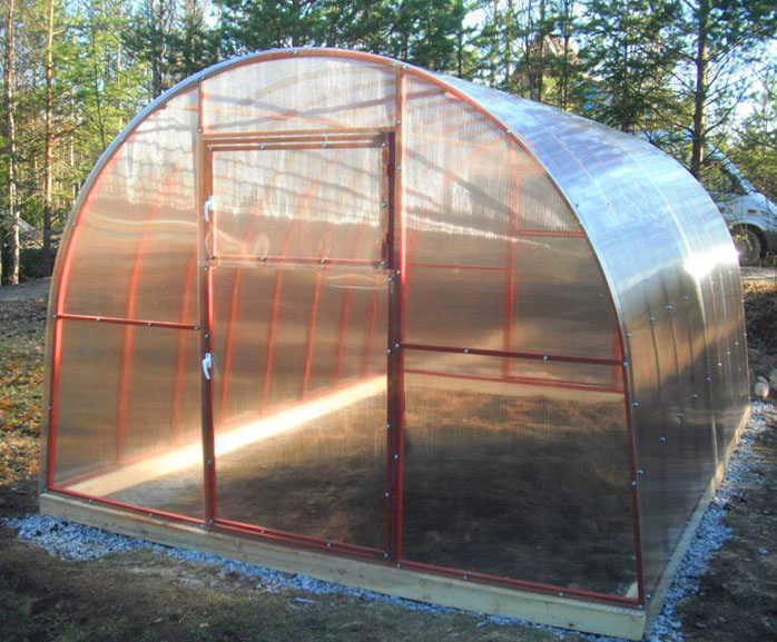 Каркас теплицы "Эксперт" 30х30 мм, грунт., 3х4 м