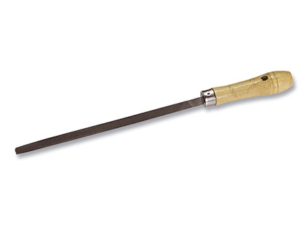 Напильник трехгранный деревянная ручка 150мм