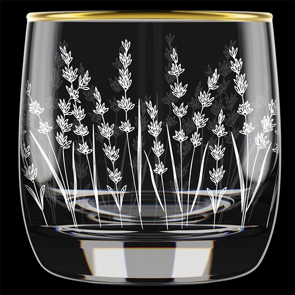 Набор стаканов 300мл Лаванда (6шт)