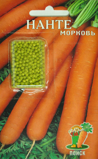 Морковь  Нанте драже, 300шт, "Поиск"