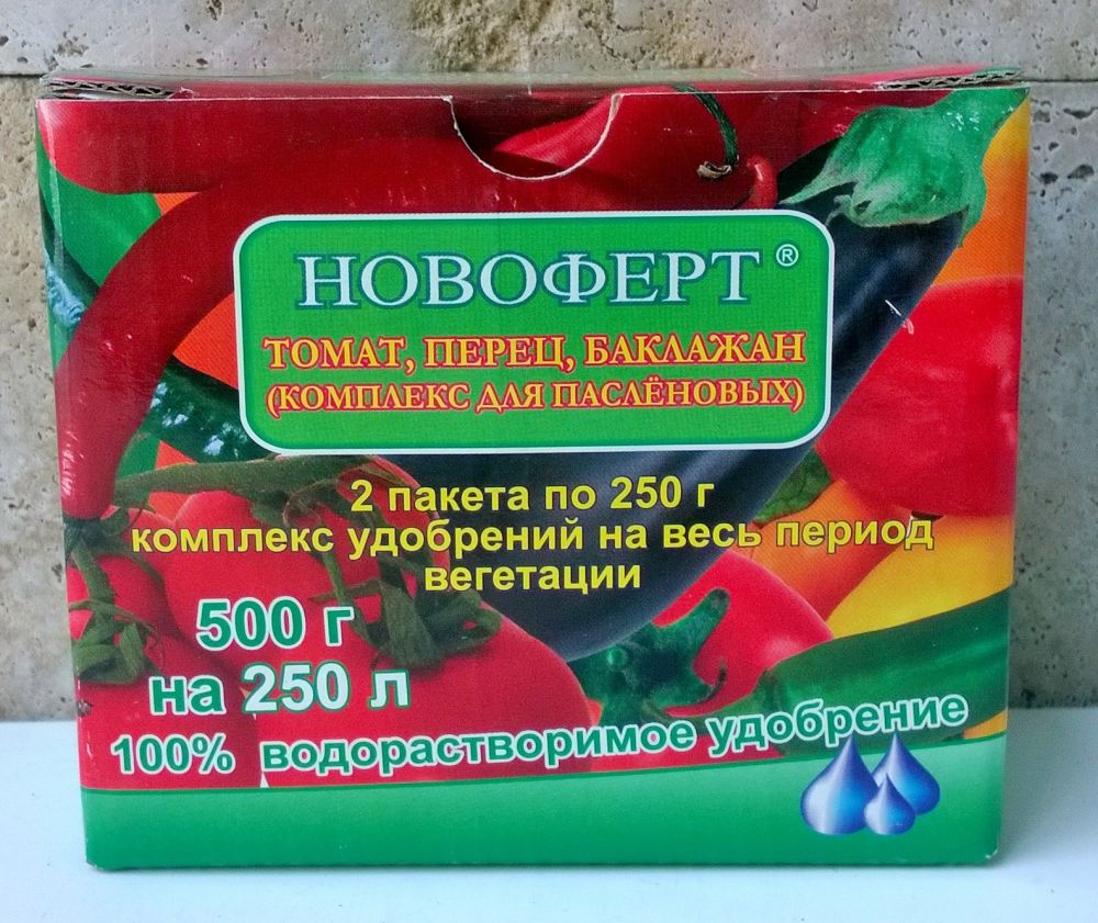 Новоферт Томат, перец, баклажан 500г