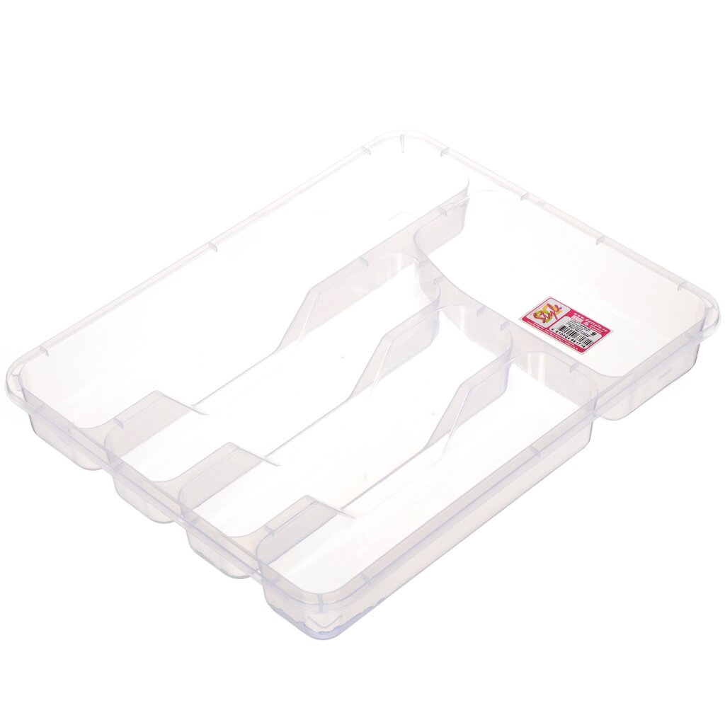 Лоток для столовых приборов DDStyle мал.прозрач.