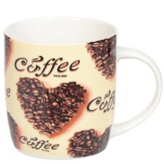 Кружка 350мл, керамика, Я люблю кофе