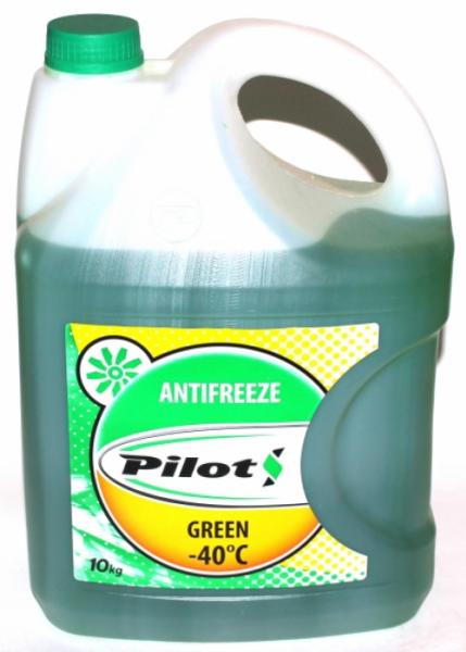 Антифриз Pilots Green line-40, зелёный, 10кг