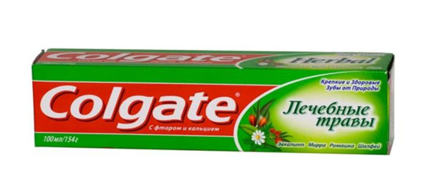 Зубная паста "Колгейт" лечебные травы, отбелив. 100мл