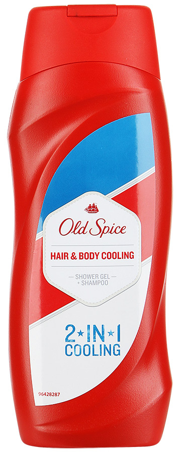 Гель для душа+шампунь Old Spice "Леденящий" 250мл