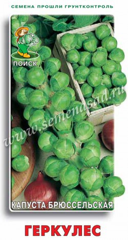Капуста брююссел. Геркулес 0,5г "Поиск"