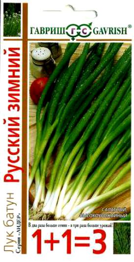 Лук батун Русский зимний, сер. 1+1