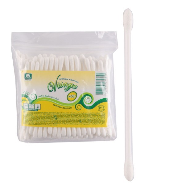 Ватные палочки Visage 100шт пакет