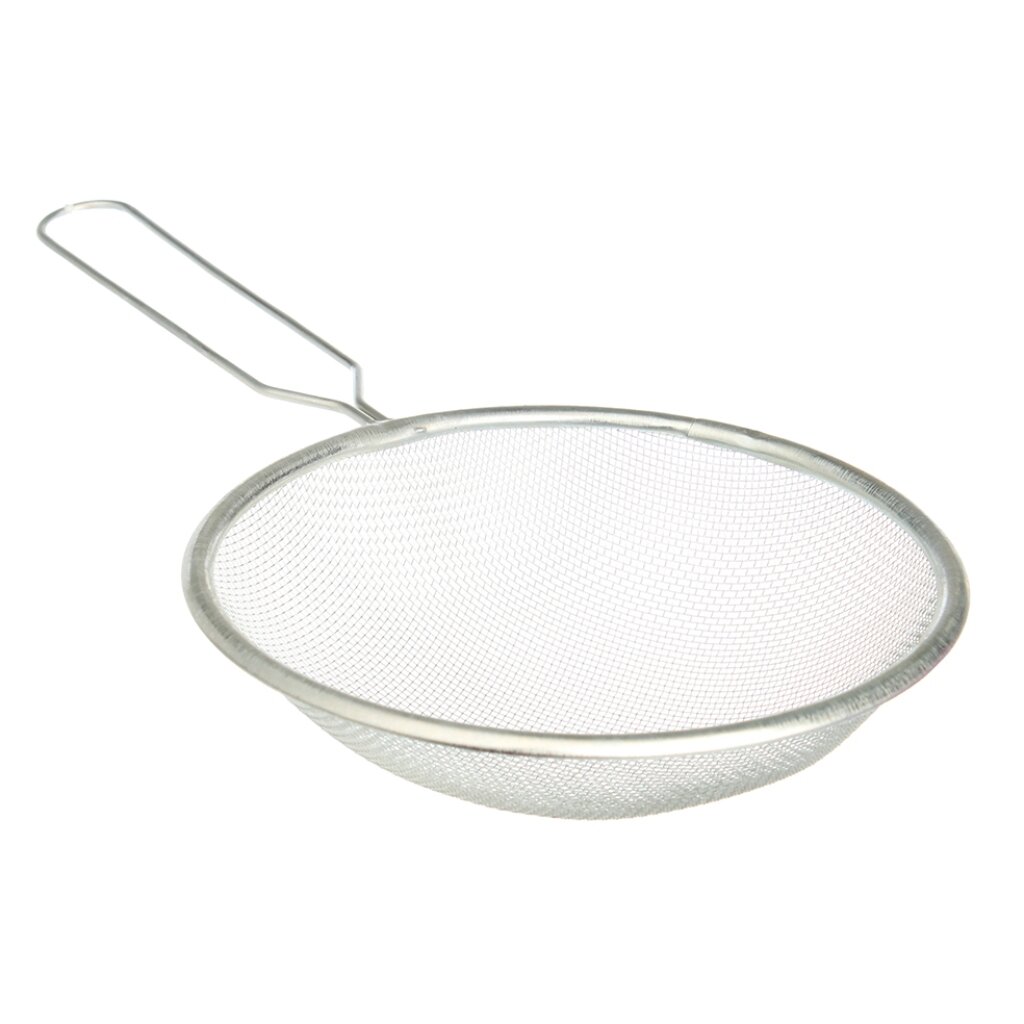 Дуршлаг с ручкой из нержавеющей стали. Сито с деревян. Сито hendi, диаметр 7 см. Сито профессиональное. Сито нержавеющая сталь 30 см.