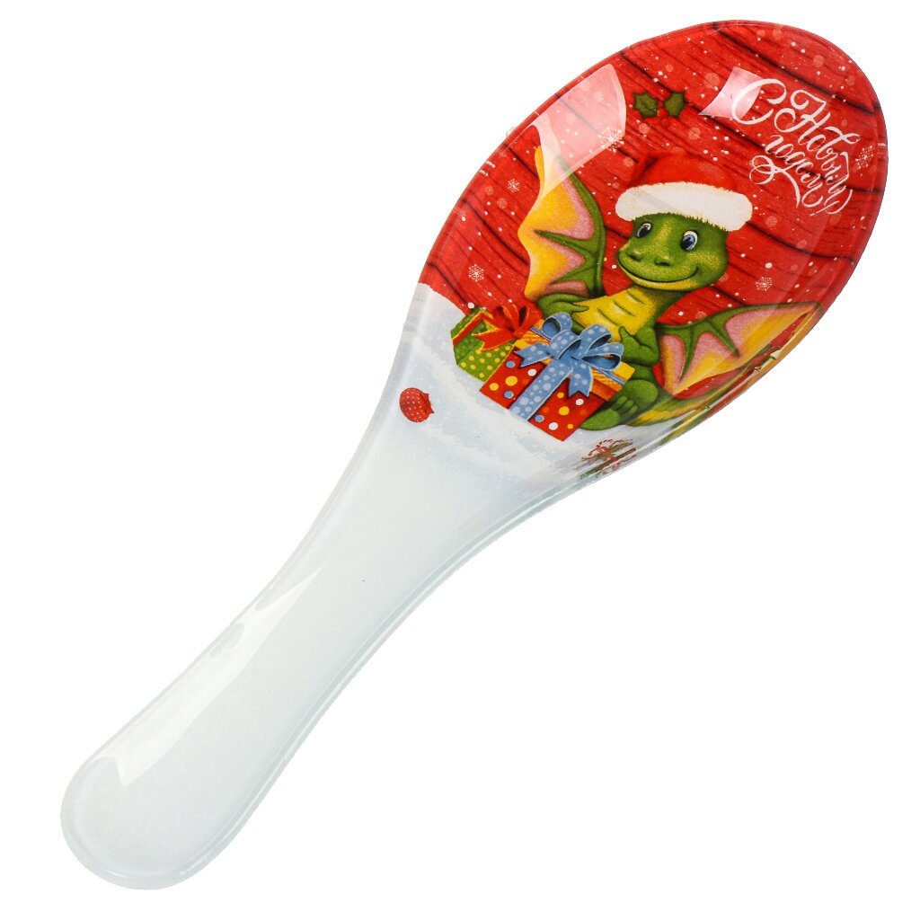 Подставка для ложки, стекло, в ассорт.