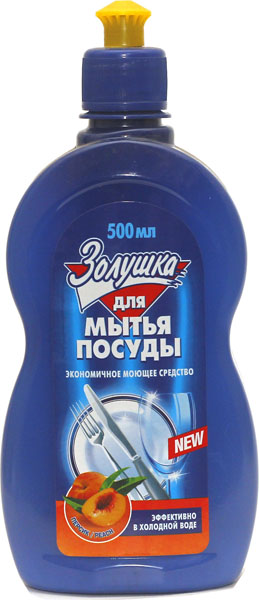 Средство для мытья посуды "Золушка" персик 500мл