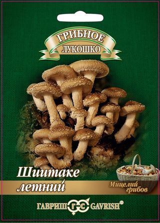 Шиитаке Летний на древесной палочке 12шт