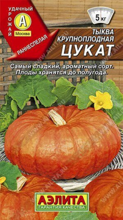 Тыква Цукат крупноплодная "Аэлита"
