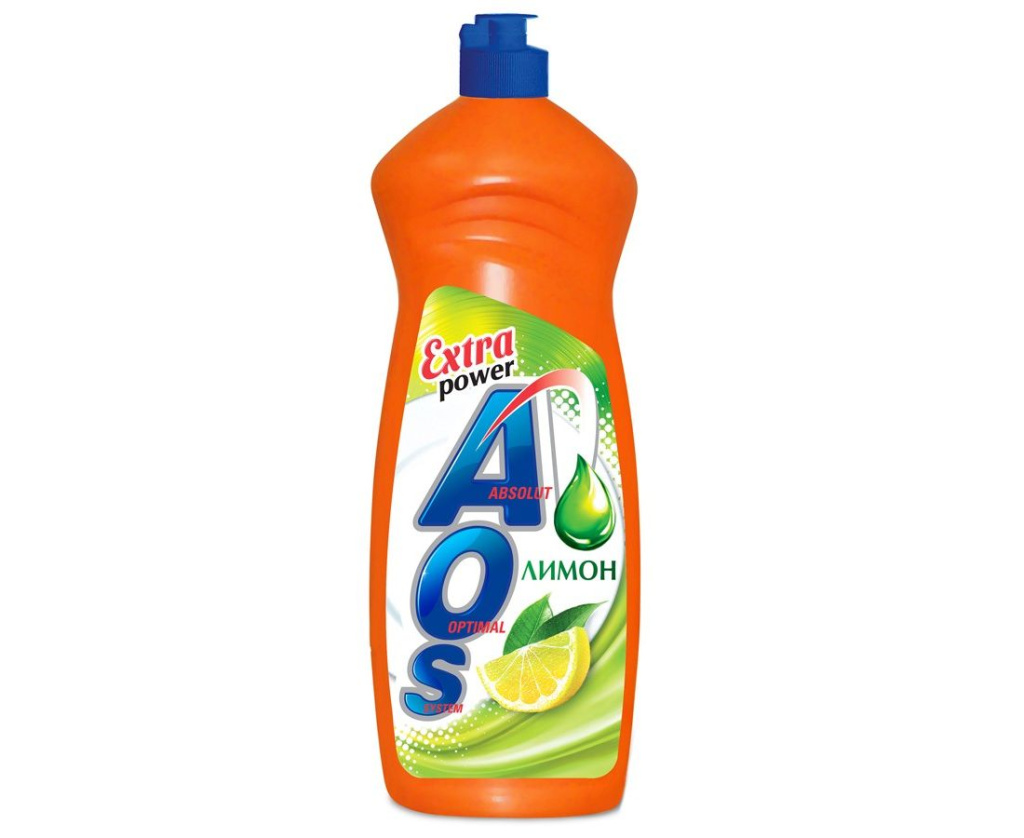 Средство для мытья посуды "AOS" лимон 900мл