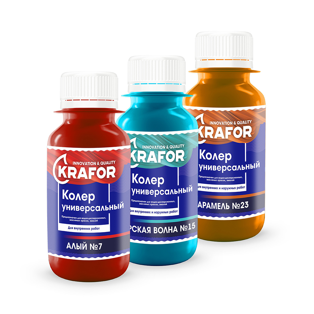 Колер универс.№23 карамель 100мл"Krafor"