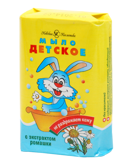 Мыло детское с экстрактом ромашки, 90г