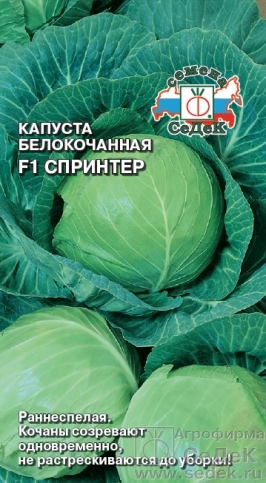 Капуста белокоч. Спринтер F1, 0,05г