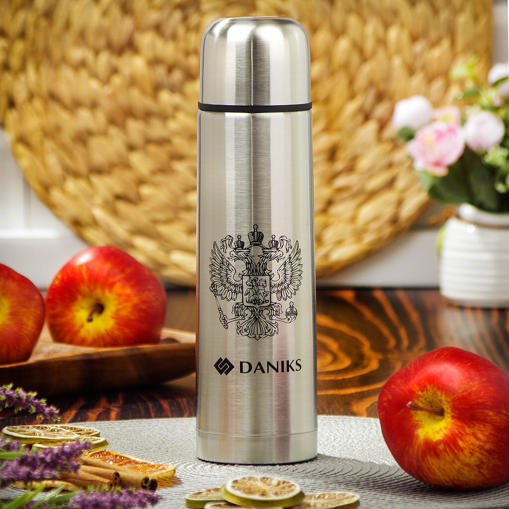 Термос нерж. Daniks, 0,5л, SL-50Z