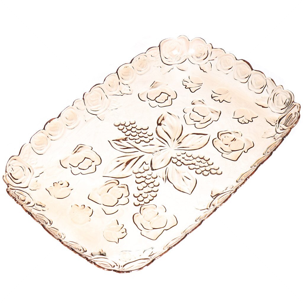 Поднос прямоуг. пласт. "Изобилие" 280*410мм