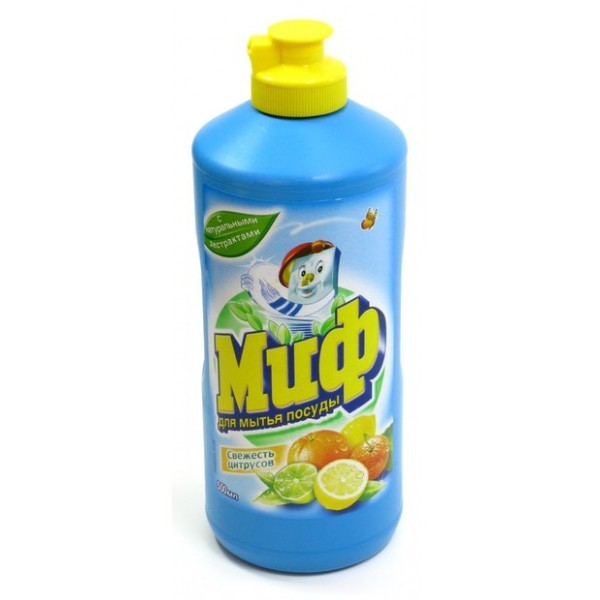 Средство для мытья посуды Миф "Свежесть цитрус" 500мл